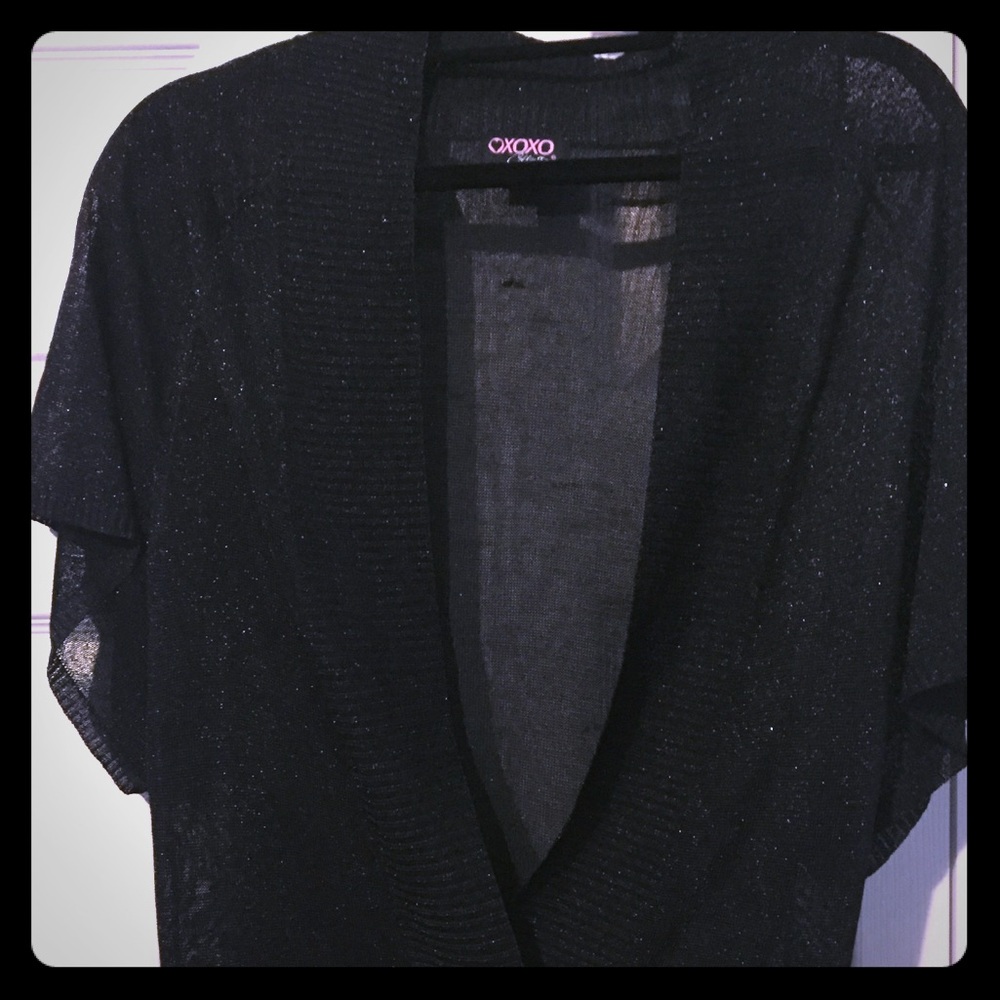 🔥5 FOR 25🔥 XOXO Shimmery Black Top